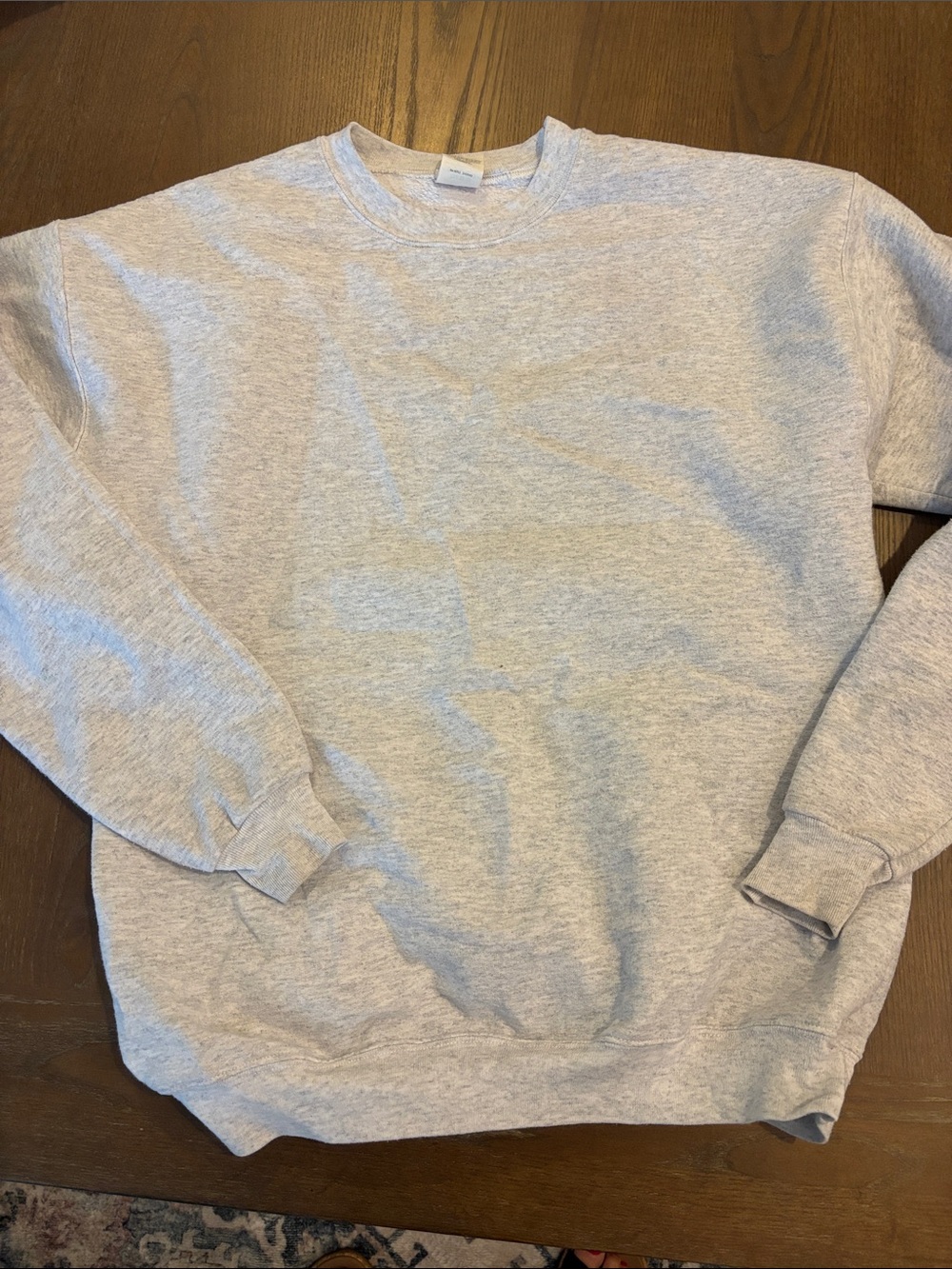 Bundle 3/$15 Hanes Men's Ash Heather Grey M Crewneck Sweatshirt